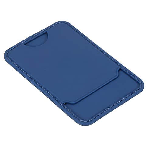 PATIKIL 1Pack Handy Kartenhalter Klebestift Rückentasche PU Leder Hülse für Halten der Kreditkarte, Blau von PATIKIL