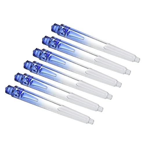 PATIKIL 45mm Dartschäfte Medium 2BA Gewinde Nylon Dartstiele Dart Zubehör für Stahl Spitze - 6 Pack (Weiß Blau) von PATIKIL