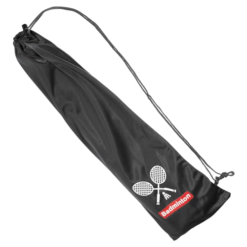 PATIKIL Badmintonschläger-Hülle, weiche Badmintonschläger-Tasche mit Samtfutter und Zugband, strapazierfähig und leicht für Badmintonspieler, schwarz von PATIKIL