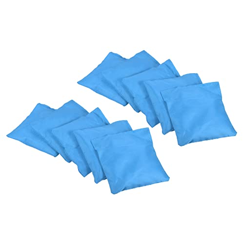 PATIKIL Bean Bag Set 10Pack Bohnensack Cornhole Sitzsäcke Segeltuch Sandsack Canvas Sandsäcke für Karneval Party Hand Wurfspiel Blau von PATIKIL