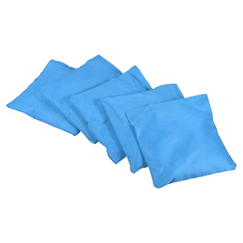 PATIKIL Bean Bag Set 5Pack Bohnensack Cornhole Sitzsäcke Segeltuch Sandsack Canvas Sandsäcke für Karneval Party Hand Wurfspiel Blau von PATIKIL