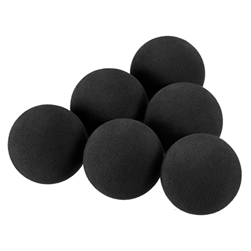 PATIKIL Golfbälle Schaumstoff 10Pack Eva Schwamm 42mm Übungsgolfbälle Golf Schaumstoff Bälle für Innentraining, Schwarz von PATIKIL