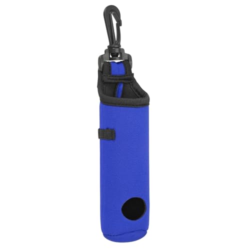 PATIKIL Golfball-Tragetasche, Golftee-Halter-Tasche Tragbare Neopren-Golfballhalterung mit Clip für Männer und Frauen Aufbewahrungsgeschenke, Blau von PATIKIL