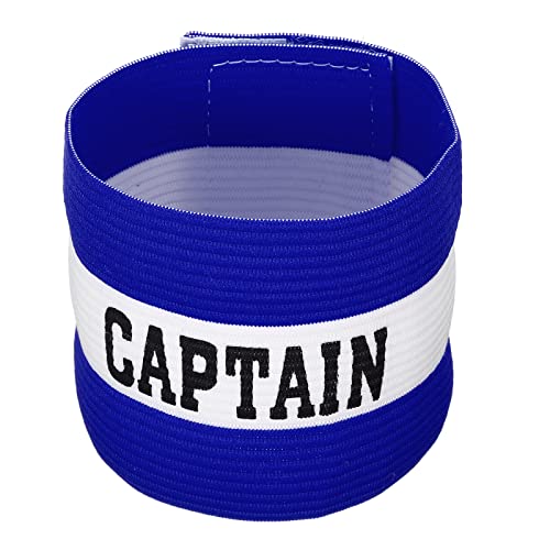 PATIKIL Kapitänsarmband elastisch Armband für Fußballteamschulung Blau von PATIKIL