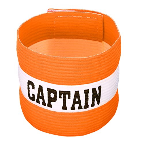 PATIKIL Kapitänsarmband elastisch Armband für Fußballteamschulung Orange von PATIKIL