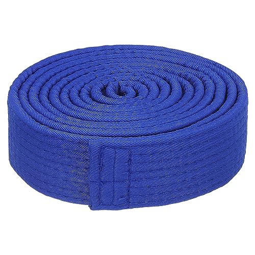 PATIKIL Taekwondo Farbe Rangliste Gürtel 1.5" x8.5Ft 2.6m Polyester Kampfsport Judo Karate Gürtel für Lehrpraxis Blau von PATIKIL