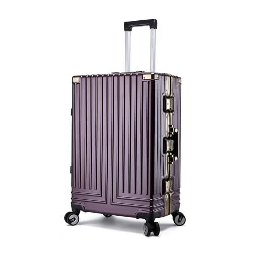 PBENO Handgepäck Koffer Hartschalen-Handgepäckkoffer mit Rollen, leichtes PC-Reisegepäck, verdickter Anti-Fall-Koffer Reisekoffer (Color : J, Size : 24in) von PBENO