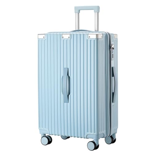 PBENO Handgepäck Koffer Koffer mit großem Fassungsvermögen und Rollen, druckfester und sturzsicherer Koffer, mit Reißverschluss versiegelter Koffer, Handgepäck Reisekoffer (Color : B, Size : 24in) von PBENO