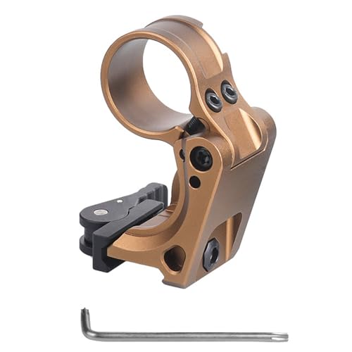 PBTMCD Tactical Fast 30mm Ringoptik-Riser-Zielfernrohrmontage for 6X-Mag-1 Aimpoint 3X-Lupe, Seitliche Klapphalterung Aus Metall von PBTMCD