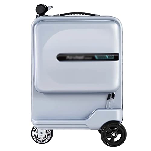PDFFORWS 20 Zoll fahrbares elektrisches Gepäck, intelligenter motorisierter fahrbarer Handgepäckkoffer/Gepäck für Erwachsene/Jugendliche, 26 l Fassungsvermögen, intelligenter LED-Sensor von PDFFORWS