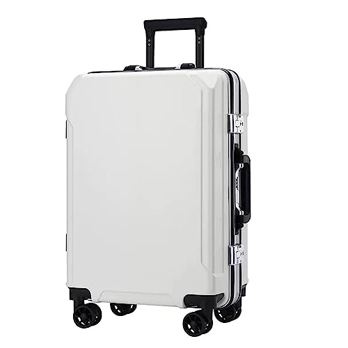 PDFFORWS Gepäckkoffer mit Spinnerrädern, Handgepäck, Zwei USB-Ladeanschlüsse, Koffer mit Aluminiumrahmen, großes Fassungsvermögen von PDFFORWS