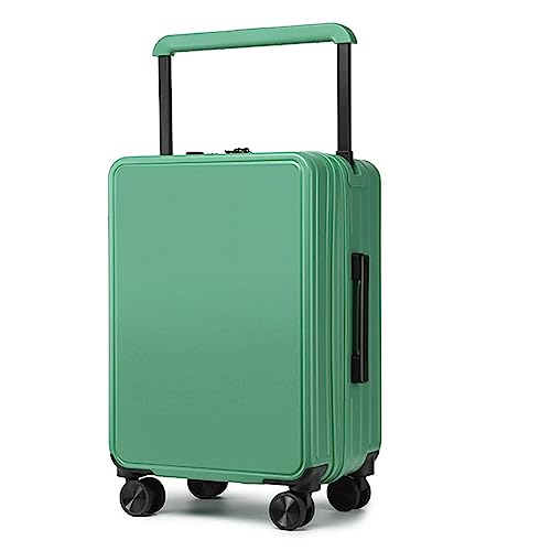 PDFFORWS Koffer, Großraumkoffer, verstellbares, breites Trolley-Gepäck mit Universalrädern, Handgepäck, TSA-Zoll-Zahlenschloss von PDFFORWS