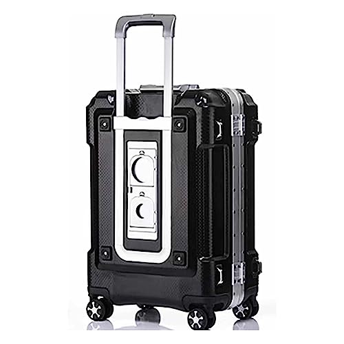 PDFFORWS Tragbarer Koffer, Koffer mit Rollen, Gepäck mit großer Kapazität, sicher und zuverlässig, TSA-Koffer mit Zollschloss, Kompressionsgepäck von PDFFORWS