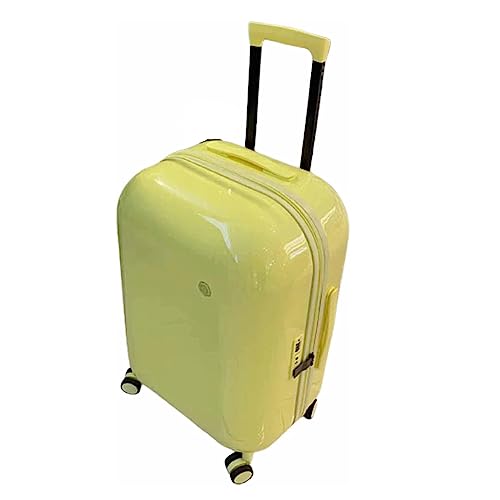 PDFFORWS Tragbarer Koffer, Koffer mit Rollen, Handgepäck, USB-Aufladung, mit Getränkehaltern, sicherer Koffer mit TSA-Zahlenschloss von PDFFORWS