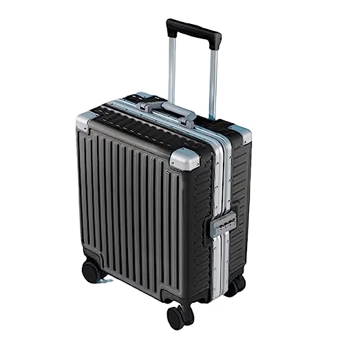 PDFFORWS Tragbarer Koffer, Koffer mit Rollen, großes Fassungsvermögen, Handgepäck, verschleißfester Koffer, abnehmbare Trennwand, Gepäck von PDFFORWS
