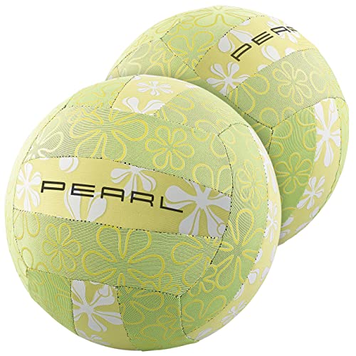 PEARL Volleyball-Ball: 2er-Set wasserfeste Beach-Volleybälle mit Neopren-Überzug (Strand-Sport-Ball, Beachball, aufblasbar) von PEARL