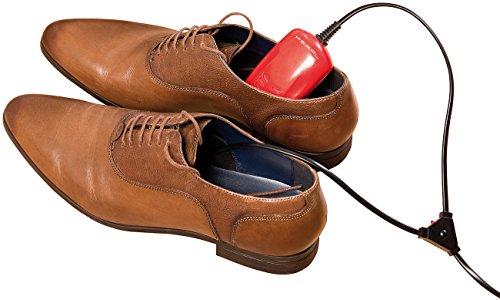 PEARL Stiefeltrockner: Elektrischer Schuhtrockner mit 2 Trocken-Modulen, 10 Watt, bis 40 °C (Stiefeltrockner elektrisch, Schuhtrockner & Vorwärmer, Handschuh) von PEARL