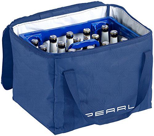 PEARL Kühltasche Bier: Isolierte Kühltasche, verstärkter Trageriemen für Bierkästen, 30 Liter (Thermobox Bierkasten, Kühltasche für Bierflaschen, Umhängetasche) von PEARL
