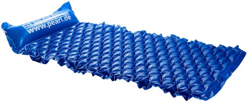 PEARL Wasserliege: Aufblasbare Komfort-Wasser-Luftmatratze, 155 x 76 cm, bis 80 kg (Luftmatratze Meer, Aufblasbare Matratze, Luftmatratzen fürs) von PEARL