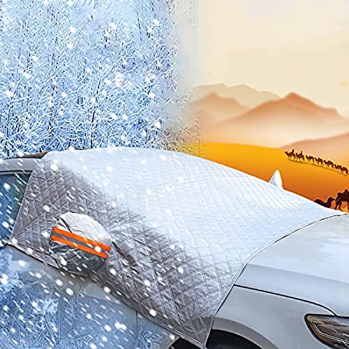 Auto-Windschutzscheiben-Frostschutz kompatibel mit Seat Ateca Alhambra Arosa, Winter-Auto-Windschutzscheibenabdeckung, groß von PEBKYFA