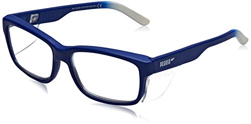 Pegaso Work and Fun Brille gegen impactó Objektiv mit Pre Sehstärke, mehrfarbig (Blau/Weiß), +2.5, L von PEGASO