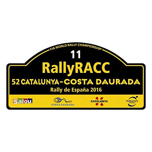 PEGATINEA Rallye Aufkleber España Spanien 2016 02 Vynil klebstoffe Plattenaufkleber PR268 von PEGATINEA