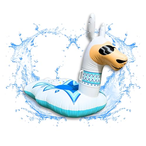 XXL Schwimmtier - Lama - Luftmatratze fürs Wasser - Pool Spielzeug für Kinder - aufblasbare Tiere für den Pool - Wassertiere aufblasbar - Schwimmtiere für den Pool - Pool Tiere von PEGSEN