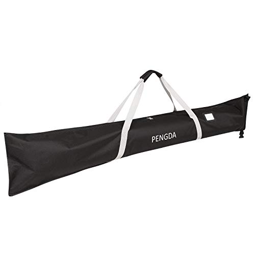 PENGDA Skitasche Erwachsene (Unisex) Eco Alpine Skitasche 600D Polyester Wasserabweisend Verstellbare Länge Skitasche für Ski, Reisen, 175CM von PENGDA