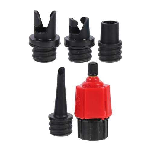 PEPLAYTAL 5 Stück Teiliges Boot Luftventil Adapter aus Robustem Material Langlebiger und Leichter Pumpenanschluss für Aufblasbare Kajaks Schlauchboote und Sup Kompatibel mit Herkömmlichen von PEPLAYTAL