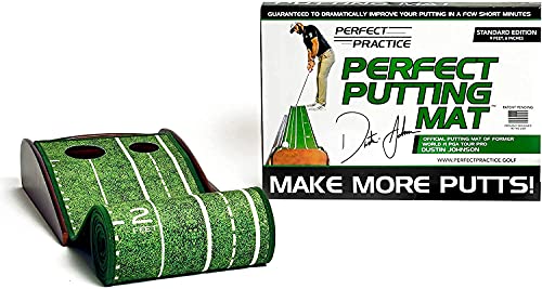PERFECT PRACTICE Perfect Putting Mat – Offizielle Putting-Matte von Dustin Johnson von PERFECT PRACTICE