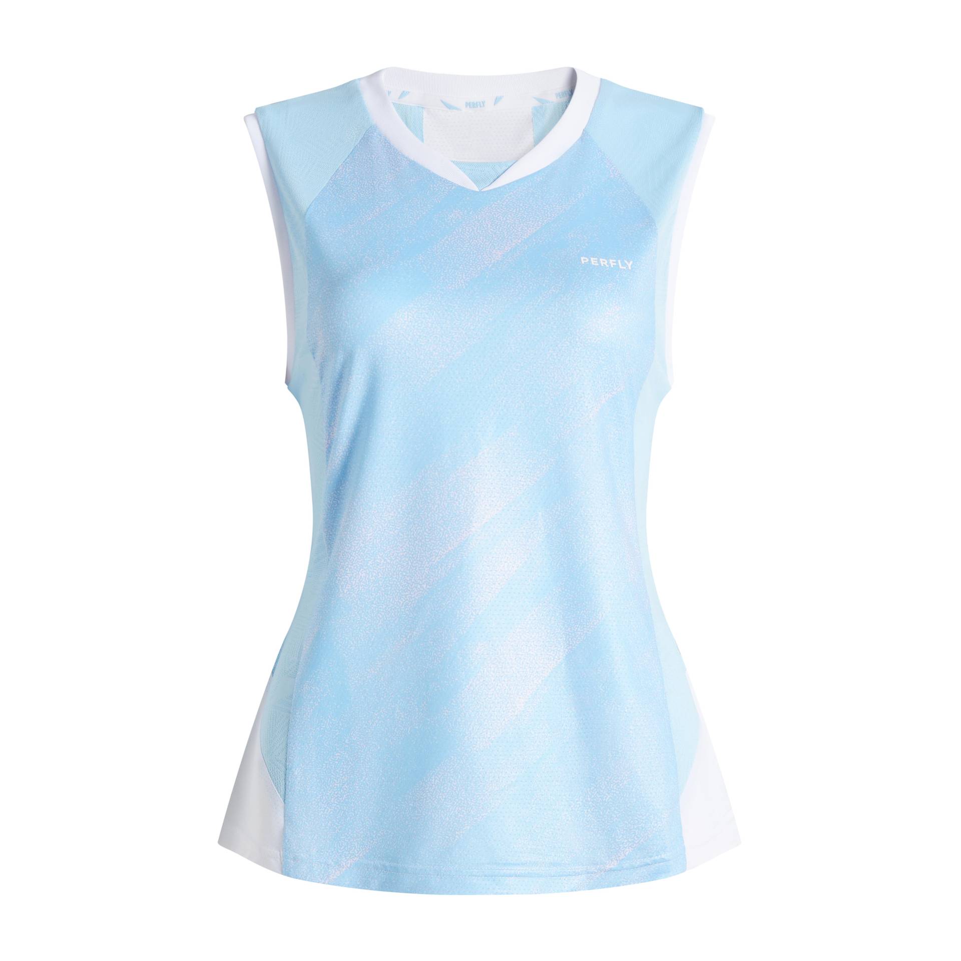 Badminton T-Shirt Damen 900 blau von PERFLY