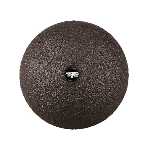 PERFORMBETTER+ Blackroll Ball Klein, Faszien-Ball, Massage Ball für Faszien Training und punktuelle Selbstmassage, Muskel Massagegerät, Farbe: Schwarz, Durchmesser: 8 cm von PERFORMBETTER+