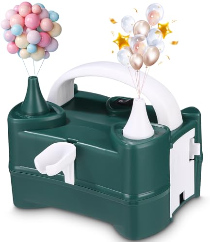 Luftballonpumpe,Ballonpumpe Elektrisch,Elektrische Luftballonpumpe,Ballonpumpe,Ballon Pumpe 400W,Elektrische Luftpumpe Ballon, Luftballonpumpe, für Geburtstagsfeiern, Party, Hochzeitsfeiern von PERMUST