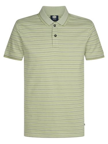 Petrol Industries - Gestreiftes Poloshirt Surfsideview Grün M von Petrol Industries