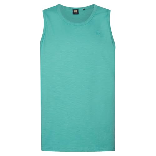 PETROL INDUSTRIES, Men Singlet R-Neck, M-1050-SLR752, Aqua Green, L von Petrol Industries