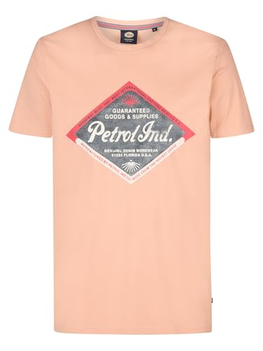 PETROL INDUSTRIES, Men T-Shirt SS Classic Print, M-1050-TSR634, Dusty Peach, XL von Petrol Industries