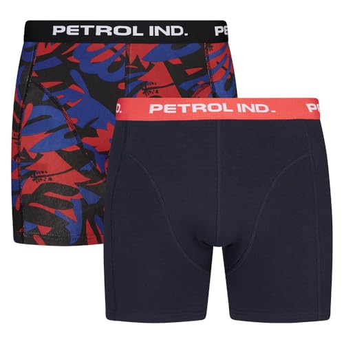 PETROL INDUSTRIES, Men Underwear Boxer 2-Pack, M-1050-BXR207, Navy Blue, M von Petrol Industries