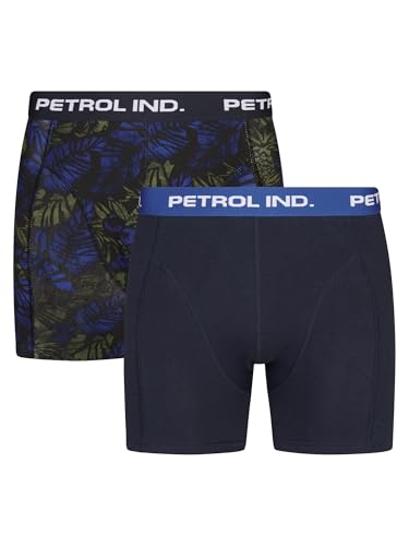 Petrol Industries - 2er-Pack Boxershorts Palmside Blau XXL von Petrol Industries