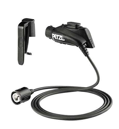 PETZL Unisex Beltkit 2 Bluetooth Verl ngerungskabel Und G rtelclip F r Die Nao stirnlampe, Schwarz, Einheitsgröße EU von PETZL