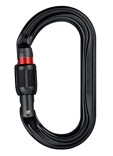 PETZL Petzl M33A SLN leicht oval, J Schraubverschluss, schwarz von PETZL