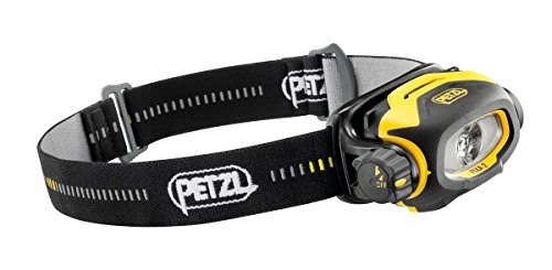 Petzl Stirnlampe Pixa 2 – (Headband Flashlight Taschenlampe, AA, Schwarz, Gelb, IP67) von PETZL