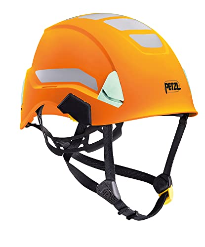PETZL Unisex-Adult A020CA01 Strato HI-VIZ Helmet ORANGE, solid, one Size von PETZL