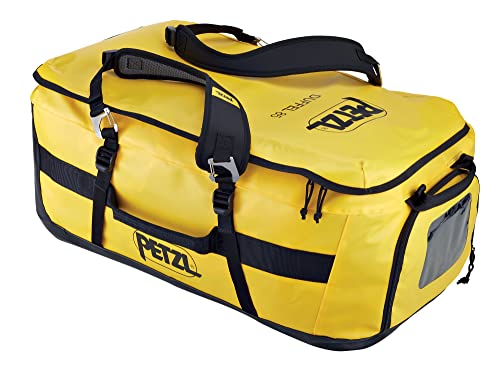 PETZL Unisex-Adult Duffel 85 Bag, Yellow/Black von PETZL