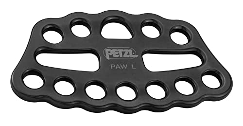 PETZL Unisex-Adult paw Rigging Plate Zubehör Für Klettern, Black, L von PETZL