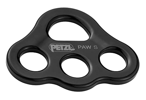 PETZL Unisex-Adult paw Rigging Plate Zubehör Für Klettern, Black, S von PETZL