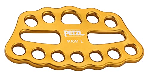PETZL Unisex-Adult paw Rigging Plate Zubehör Für Klettern, Yellow, L von PETZL