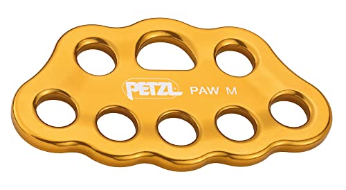 PETZL Unisex-Adult paw Rigging Plate Zubehör Für Klettern, Yellow, M von PETZL