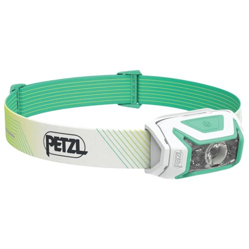 PETZL Unisex – Erwachsene ACTIK CORE Wiederaufladbare Frontlampe, Grün, U von PETZL