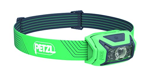 PETZL Unisex – Erwachsene ACTIK Multifunktionale Kompakte Frontlampe, Grün, U von PETZL