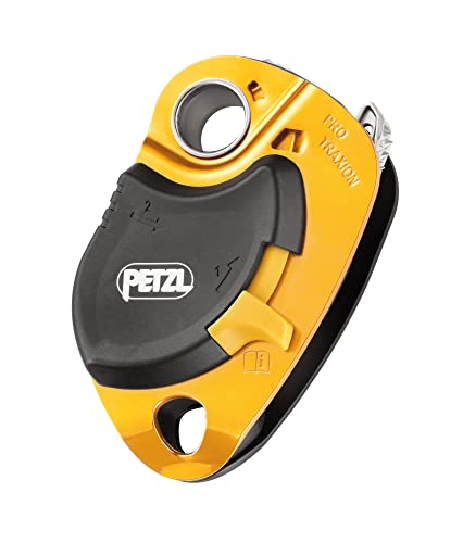 PETZL P51A Unisex – Erwachsene Pro Traxion Rücklaufklemme, Mehrfarbig, Einheitsgröße , von PETZL